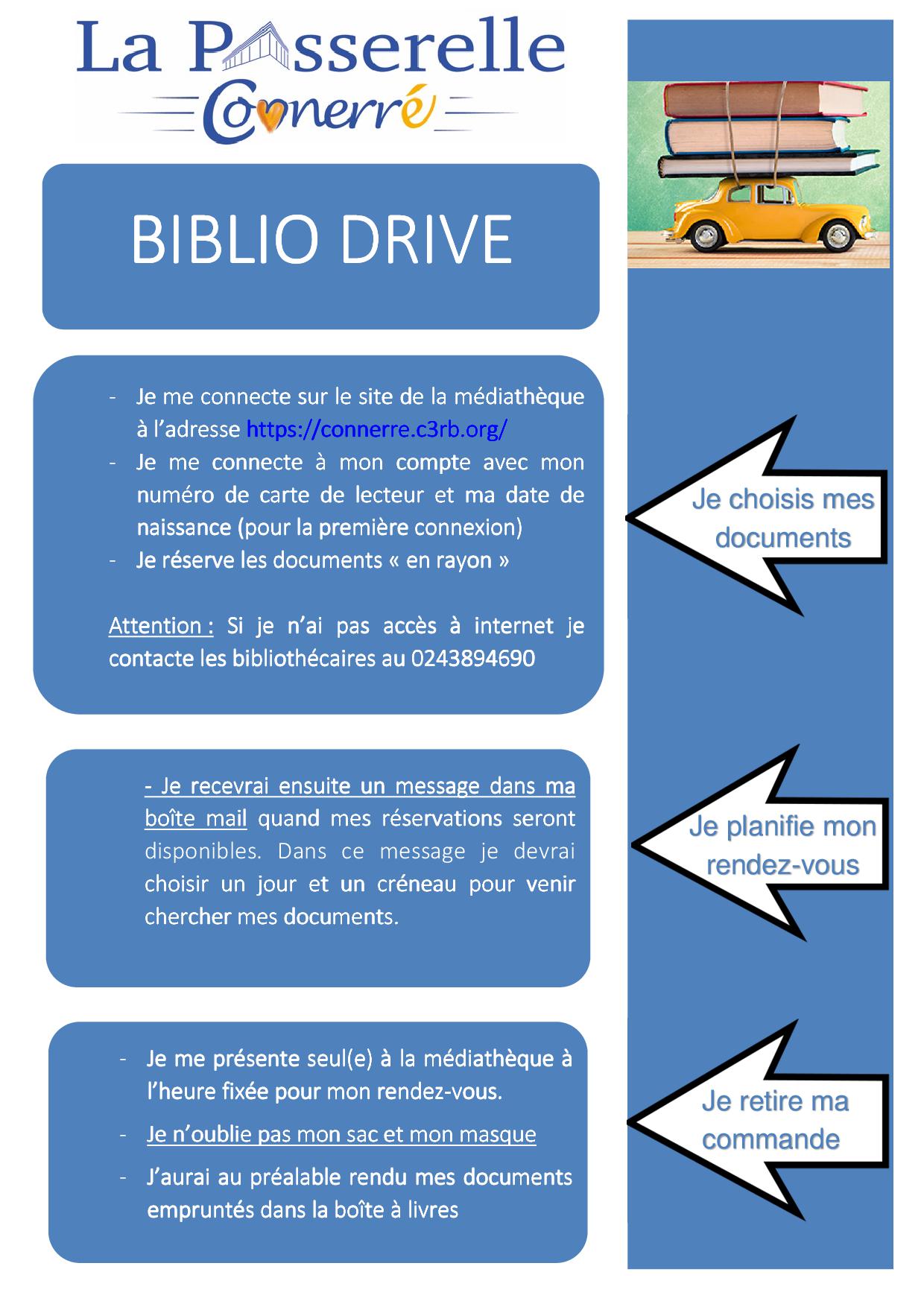 biblio drive affiche